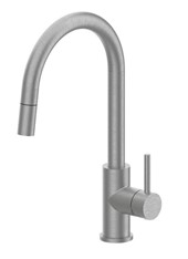 STEELIX art. 702600 Miscelatore lavello con doccia estraibile
