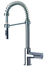 ELETTA TECNO art. 167520 Miscelatore lavello con molla e doccetta 2 getti