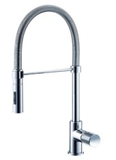 ELETTA TECNO art. 167527 Miscelatore lavello con molla e doccetta 2 getti