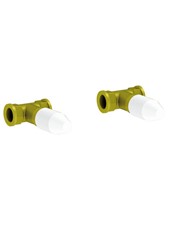 TOCCO RIGATO art. 790055X-D37 Set parte incasso - Combinazione doccia.  Asta saliscendi con flessibile m 1,50 e doccetta monogetto. Presa acqua 1/2". Rubinetteria doccia incasso
