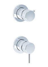 TOCCO art. PE176032SL Set parte esterna - Miscelatore doccia incasso con deviatore meccanico 2 uscite