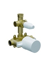 TOCCO RIGATO art. 750033TCR Set parte incasso - Miscelatore termostatico doccia incasso con deviatore meccanico 3 uscite