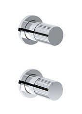 TOCCO RIGATO art. PE178032SL Set parte esterna - Miscelatore doccia incasso con deviatore meccanico 2 uscite