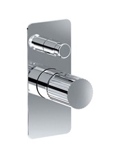 TOCCO RIGATO art. PE178030SLQ Set parte esterna - Miscelatore doccia incasso con deviatore automatico 2 uscite