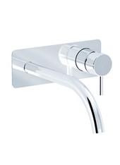 TOCCO art. PE176950VISL  Set parte esterna - Miscelatore lavabo a parete con bocca a sinistra