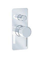 TOCCO art. PE176030SLQ Set parte esterna - Miscelatore doccia incasso con deviatore automatico 2 uscite