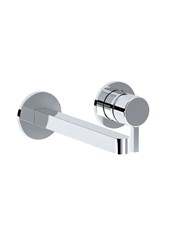 Q-RING art. PE177954VISL  Set parte esterna - Miscelatore lavabo a parete con bocca a sinistra