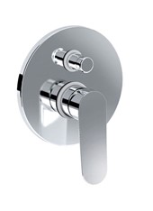 RES art. PE174030 Set parte esterna - Miscelatore doccia incasso con deviatore automatico 2 uscite