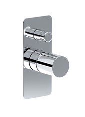 RES PRO art. PE175030SLQ Set parte esterna - Miscelatore doccia incasso con deviatore automatico 2 uscite