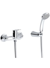 RENO23 art. 180150 Miscelatore doccia esterno con doccetta e flessibile m 1,50