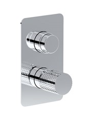 WE-BOX art. PE179630Q Set parte esterna - Miscelatore doccia incasso con deviatore automatico 2 uscite TOCCO VICHY