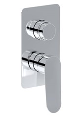 WE-BOX art. PE174630Q Set parte esterna - Miscelatore doccia incasso con deviatore automatico 2 uscite RES