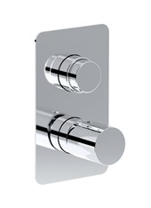WE-BOX art. PE175630Q Set parte esterna - Miscelatore doccia incasso con deviatore automatico 2 uscite RES PRO