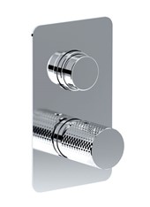 WE-BOX art. PE181630Q Set parte esterna - Miscelatore doccia incasso con deviatore automatico 2 uscite TOCCO VIMINI