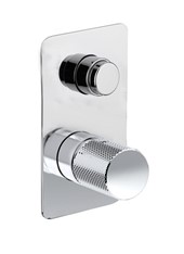 WE-BOX art. PE167630Q Set parte esterna - Miscelatore doccia incasso con deviatore automatico 2 uscite ELETTA TECNO