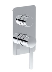 WE-BOX art. PE166630Q Set parte esterna - Miscelatore doccia incasso con deviatore automatico 2 uscite IRINA