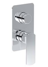 WE-BOX art. PE157630Q Set parte esterna - Miscelatore doccia incasso con deviatore automatico 2 uscite SON