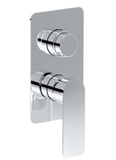 WE-BOX art. PE156630Q Set parte esterna - Miscelatore doccia incasso con deviatore automatico 2 uscite MON