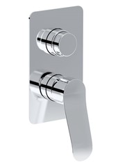 WE-BOX art. PE154630Q Set parte esterna - Miscelatore doccia incasso con deviatore automatico 2 uscite RUNA