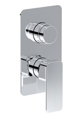 WE-BOX art. PE144630Q Set parte esterna - Miscelatore doccia incasso con deviatore automatico 2 uscite TONO