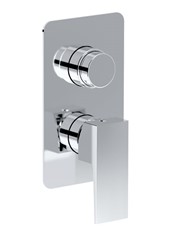 WE-BOX art. PE164630Q Set parte esterna - Miscelatore doccia incasso con deviatore automatico 2 uscite TOVO