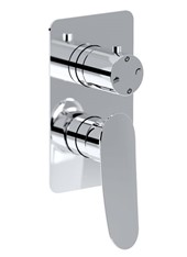 WE-BOX art. PE173632Q Set parte esterna - Miscelatore doccia incasso con deviatore meccanico 2 uscite HOTO