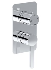 WE-BOX art. PE166632Q Set parte esterna - Miscelatore doccia incasso con deviatore meccanico 2 uscite IRINA