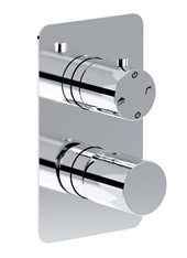 WE-BOX art. PE162632Q Set parte esterna - Miscelatore doccia incasso con deviatore meccanico 2 uscite MON PRO
