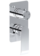 WE-BOX art. PE171632Q Set parte esterna - Miscelatore doccia incasso con deviatore meccanico 2 uscite DESI