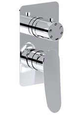 WE-BOX art. PE173633Q Set parte esterna - Miscelatore doccia incasso con deviatore meccanico 3 uscite HOTO