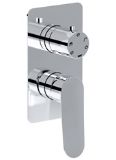 WE-BOX art. PE174633Q Set parte esterna - Miscelatore doccia incasso con deviatore meccanico 3 uscite RES