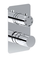 WE-BOX art. PE175633Q Set parte esterna - Miscelatore doccia incasso con deviatore meccanico 3 uscite RES PRO
