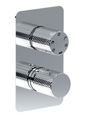 WE-BOX art. PE181633Q Set parte esterna - Miscelatore doccia incasso con deviatore meccanico 3 uscite TOCCO VIMINI