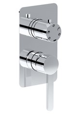 WE-BOX art. PE166633Q Set parte esterna - Miscelatore doccia incasso con deviatore meccanico 3 uscite IRINA