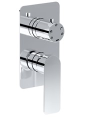 WE-BOX art. PE156633Q Set parte esterna - Miscelatore doccia incasso con deviatore meccanico 3 uscite MON
