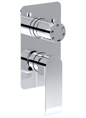 WE-BOX art. PE171633Q Set parte esterna - Miscelatore doccia incasso con deviatore meccanico 3 uscite DESI