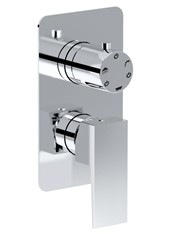 WE-BOX art. PE164633Q Set parte esterna - Miscelatore doccia incasso con deviatore meccanico 3 uscite TOVO