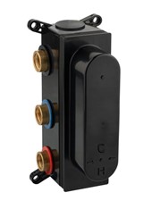 WE-BOX art. 770030 Set parte incasso - Miscelatore termostatico doccia incasso con deviatore meccanico 2 uscite