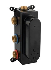 WE-BOX art. 770033 Set parte incasso - Miscelatore termostatico doccia incasso con deviatore meccanico 3 uscite