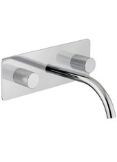 WE-BOX art. PE167910-D37  Set parte esterna - Miscelatore lavabo a parete ELETTA TECNO