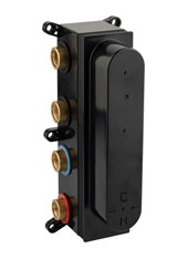 WE-BOX art. 770530 Set parte incasso - Miscelatore termostatico doccia incasso con 2 uscite indipendenti