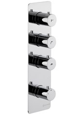 WE-BOX art. PE770533A Set parte esterna - Miscelatore termostatico doccia incasso con 3 uscite indipendenti
