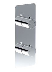 WE-BOX art. PE770030A Set parte esterna - Miscelatore termostatico doccia incasso con deviatore meccanico 2 uscite