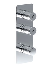 WE-BOX art. PE770530TCM Set parte esterna - Miscelatore termostatico doccia incasso con 2 uscite indipendenti TOCCO VIMINI