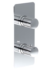 WE-BOX art. PE770055TCR Set parte esterna - Miscelatore termostatico doccia incasso TOCCO RIGATO