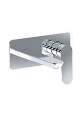 RES art. PE174950VI Set parte esterna - Miscelatore lavabo a parete con bocca a sinistra