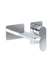 RES art. PE174954VISL  Set parte esterna - Miscelatore lavabo a parete con bocca a sinistra