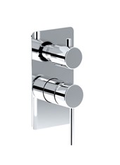 NET art. PE145033Q Set parte esterna - Miscelatore doccia incasso con deviatore meccanico 3 uscite