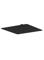 Art. R50035 Soffione ultrapiatto quadrato 250x250 mm "Total black" con ugelli neri