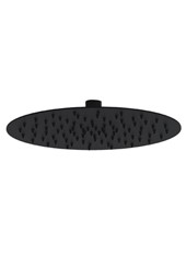 Art. R50034 Soffione ultrapiatto tondo Ø 250 mm "Total black" con ugelli neri